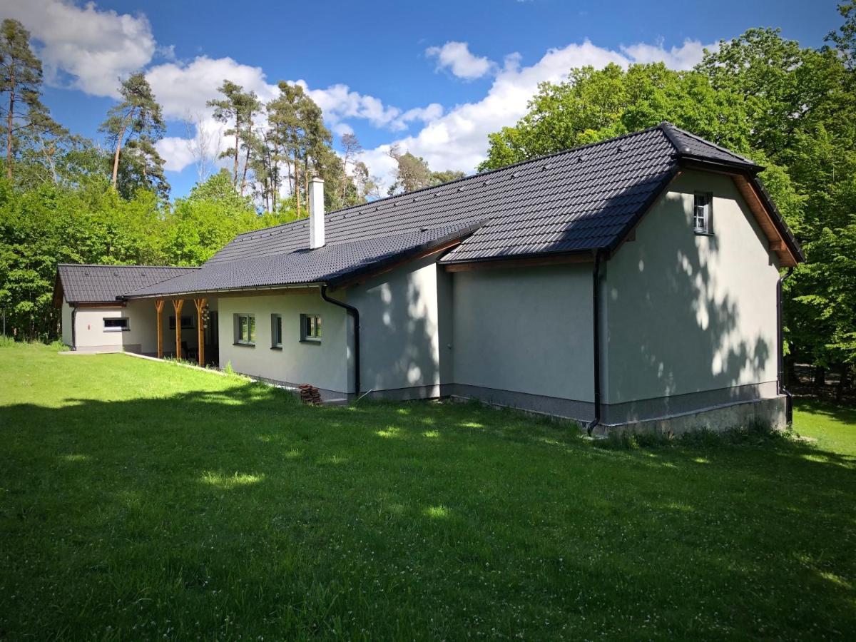 Mezonetový apartmán s terasou na samotě v lese Vlkava Esterno foto