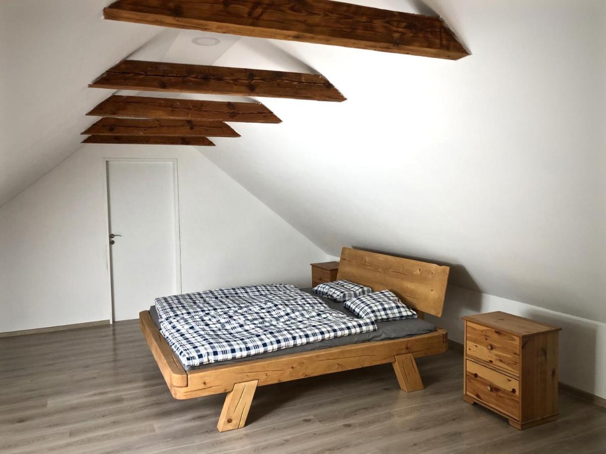 Mezonetový apartmán s terasou na samotě v lese Vlkava Esterno foto